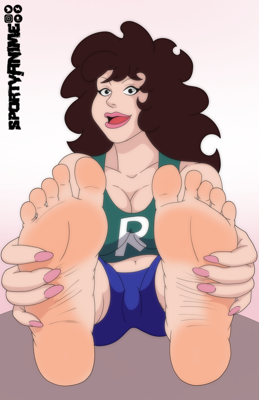 barefoot daisy_mayhem foot_fetish foot_focus hanna-barbera hillbilly sporty_anime sportyanime