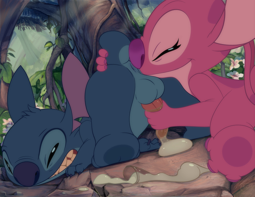 angel_(lilo_and_stitch) disney lilo_and_stitch stitch tricksta