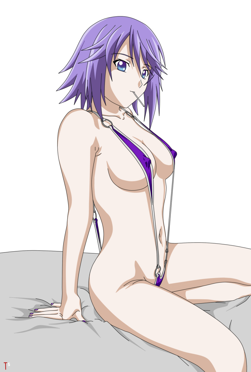 mizore_shirayuki nipples rosario_+_vampire rosario_to_vampire rosario_vampire shirayuki_mizore sling_bikini slingshot_swimsuit trueshinobi01