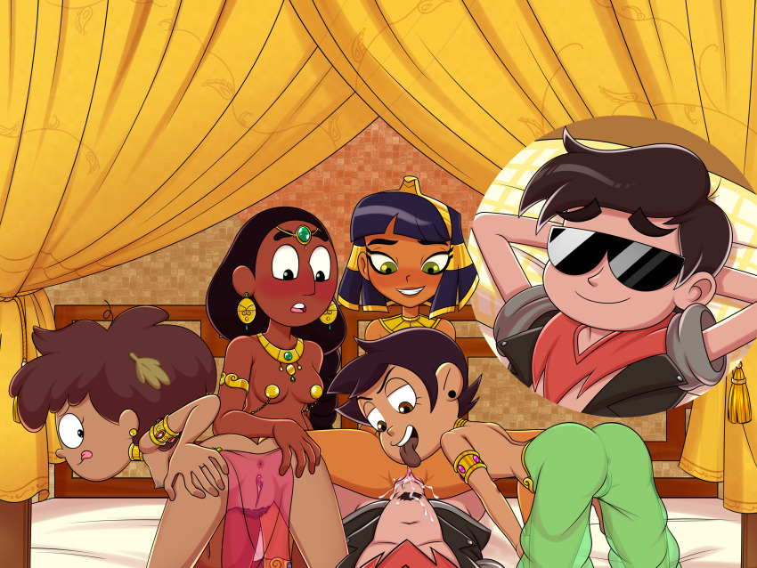 1boy 1boy4girls 1girl 4:3_aspect_ratio 4girls 4girls1boy all_fours amphibia anne_boonchuy bed bedroom bisexual bisexual_(female) black_coat black_hair black_hair_female blue_hair blue_hair_female brown_eyes brown_eyes_female brown_hair brown_hair_female cartoon_network cleopatra_in_space cleopatra_philopator connie_maheswaran crossover cum cum_in_pussy curtains dark-skinned_female disney disney_channel disney_xd dreamworks dzk egyptian egyptian_female female/female ffffm_fivesome fivesome gold_(metal) gold_diadem gold_jewelry green_eyes green_eyes_female grin hairless_pussy hand_on_another's_ass hand_on_own_butt hands_behind_head harem indian indian_female interracial latina laying_on_bed looking_at_viewer looking_back looking_back_at_viewer luz_noceda male/female marco_diaz medium_ass medium_breasts medium_penis multiple_girls nervous nervous_smile on_back on_knees paheal petite pixiv presenting presenting_pussy reverse_gangbang sex sheet short_black_hair short_brown_hair short_hair short_hair_female short_hair_male smiling_at_viewer star_vs_the_forces_of_evil steven_universe sunglasses teen teen_boy teen_girl teenage teenager_on_teenager the_owl_house tongue tongue_out twitter uncensored uncensored_anus uncensored_breasts uncensored_penis uncensored_pussy uncensored_vagina vaginal vaginal_penetration vaginal_sex white_sheets