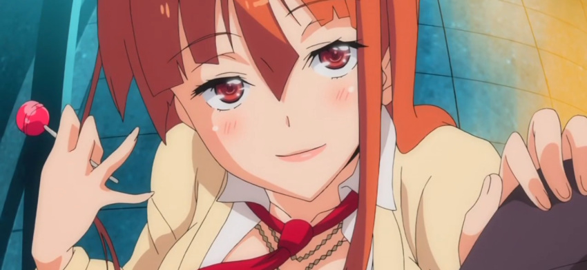 anime blush hentai lollipop miho_(sei_yariman_gakuen_enkou_nikki) pink_pineapple redhead sei_yariman_gakuen_enkou_nikki shin_sei_yariman_gakuen_enkou_nikki_the_animation smile