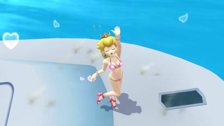 belly_button bikini boat hanxulz princess_peach