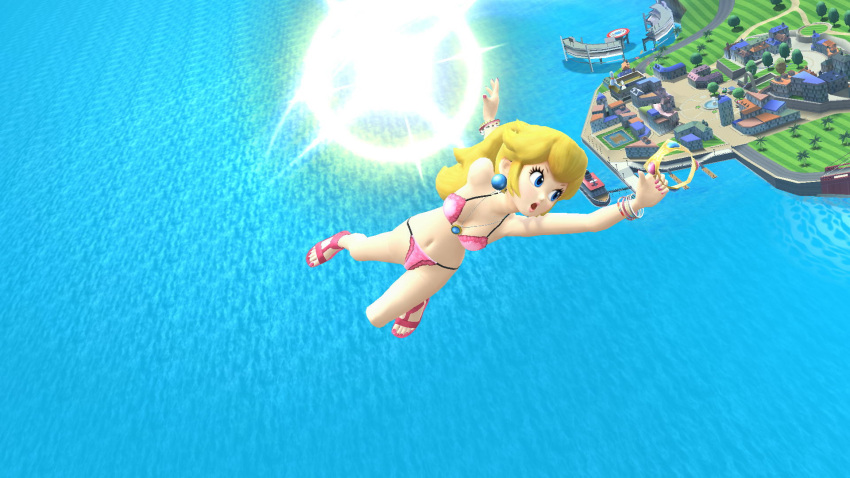 belly_button bikini hanxulz princess_peach