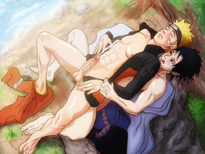 2boys anma male male/male male_only naruto naruto_shippuden naruto_uzumaki sasuke_uchiha tagme yaoi