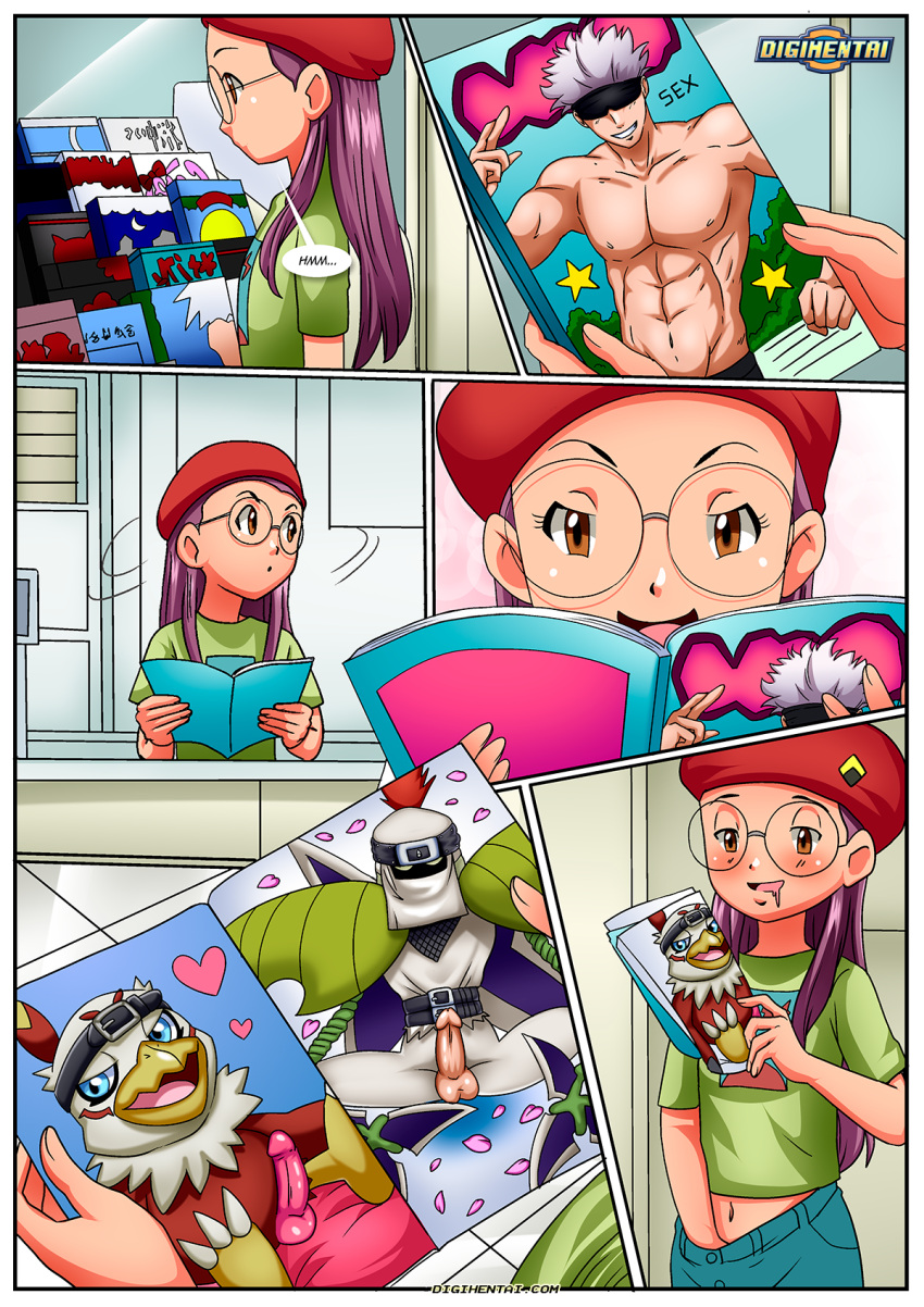 bbmbbf comic digihentai digimon digimon_rules_4_(comic) hawkmon inoue_miyako miyako_inoue palcomix yolei_inoue