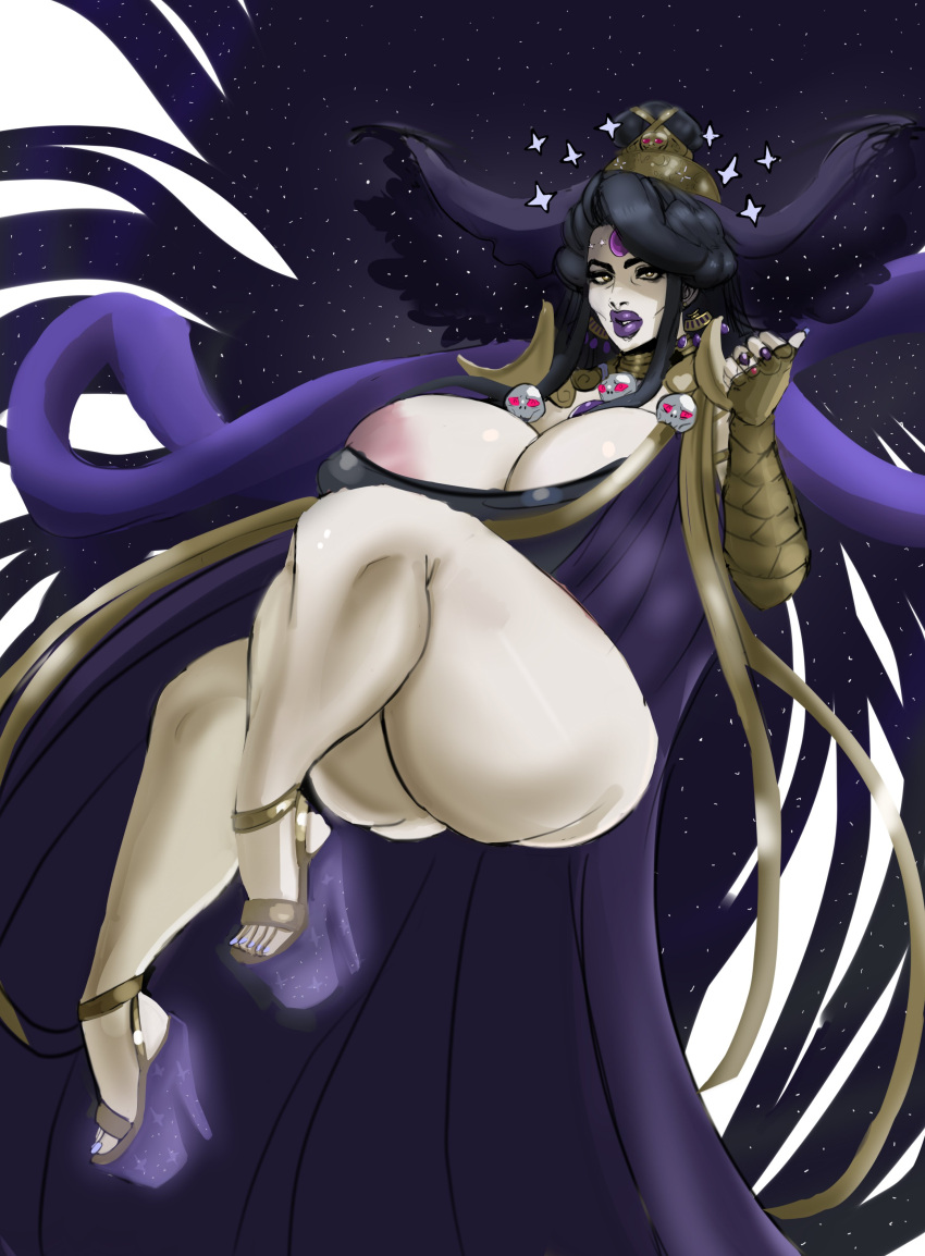 gigantic_ass gigantic_breasts hades hourglass_figure nyx ysr3215