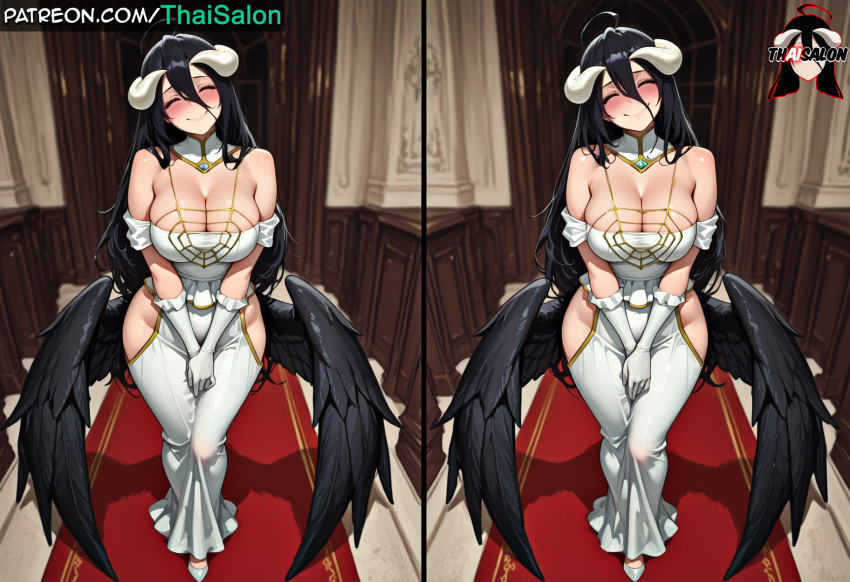 1girl 1girl 1girl 1girl 1girls about_to_burst ahoge ai_assisted ai_generated albedo_(overlord) armpits attractive before_sex big_breasts black_hair black_sings blush blush boobs_bigger_than_head breasts breasts breasts breasts_squeezed_together breedable bursting_out_of_clothing chromatic_abberation closed_eyes closed_eyes corridor covering_crotch curvy curvy_figure cute cute_expression cute_face cute_girl detailed_background eyebrows eyelashes eyes eyeshadow feathered_wings feathers female_focus female_only fuckable grin head_tilt high_heels high_res high_res hip_vent hips hips_wider_than_shoulders hires horns horny horny_female hourglass_figure knees large_thighs lips long_hair makeup neck overlord_(maruyama) patreon patreon_username red_carpet sexually_suggestive sfw shoulders smile smiling_at_viewer solo_female solo_focus stable_diffusion standing succubus succubus_horns tagme thaisalon thick_thighs thighs tight_clothing voluptuous watermark white_dress white_footwear white_horns wings
