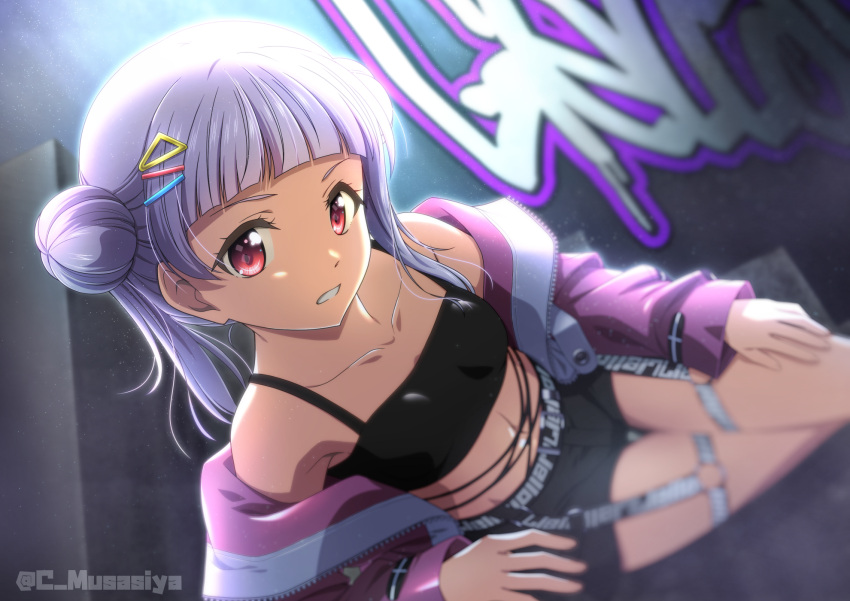 1girl arashi_chisato female_focus high_res long_hair love_live! love_live!_superstar!! white_hair