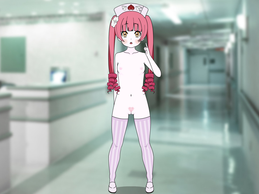 /pol/ 1girl 4chan ebola ebola-chan female pink_hair yandere