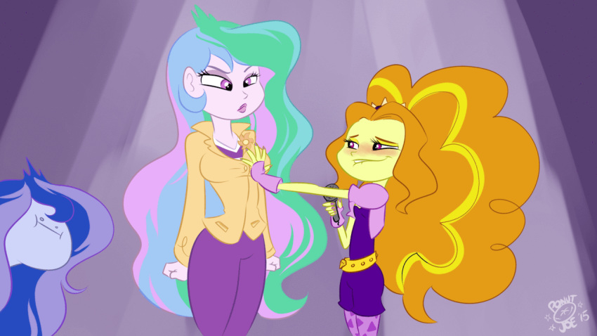 :i adagio_dazzle adult adult_and_young_adult adult_female bedroom_eyes biting_lip blush breast_grab cross-eyed equestria_girls friendship_is_magic frown gif grope groping lip_biting my_little_pony older older_female pervert ponut_joe principal_breastia principal_celestia questionable rainbow_rocks smile vice_principal_luna worth_it wut_face young_adult young_adult_female young_adult_woman