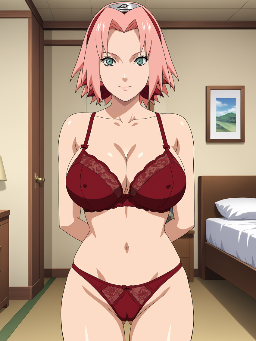 big_breasts naruto naruto_shippuden sakura_haruno tagme underwear