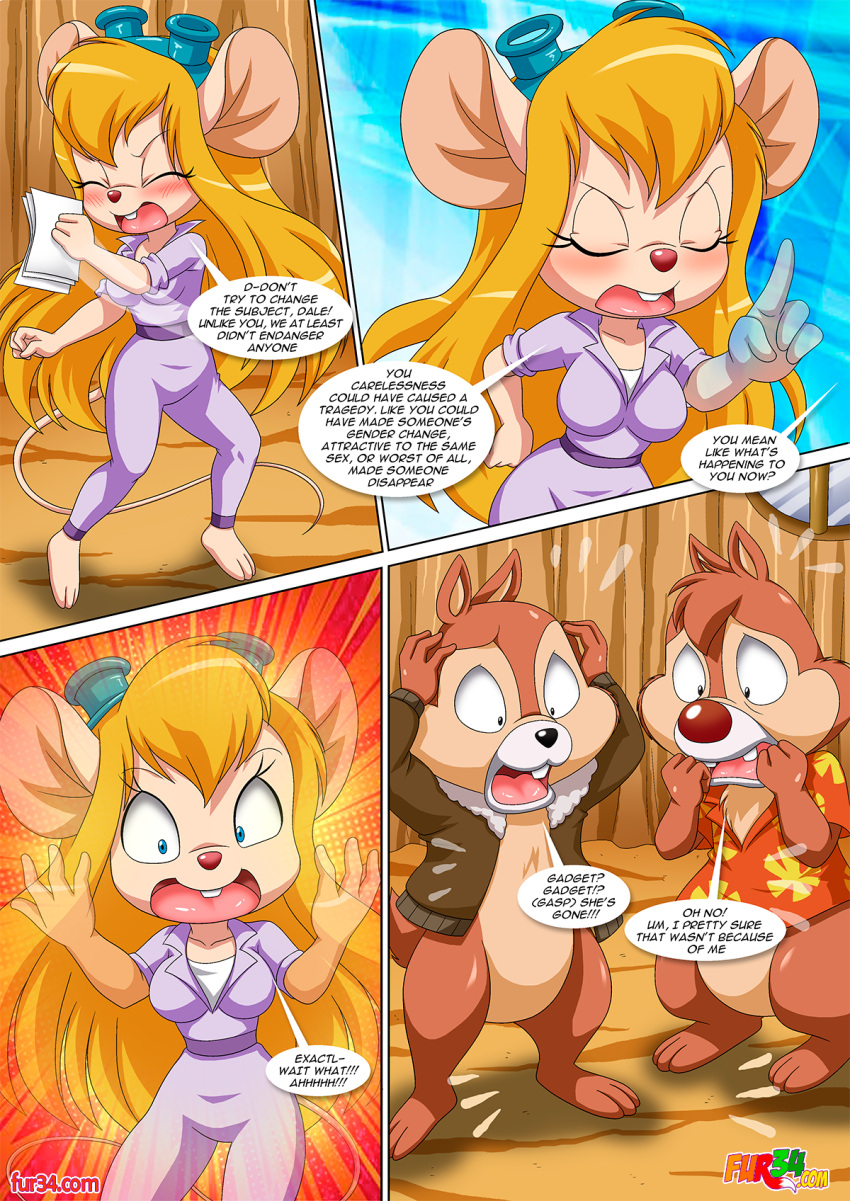 bbmbbf chip_'n_dale_rescue_rangers chip_(disney) comic dale_(disney) disney fur34* gadget_hackwrench mouse_slave_-_part_1 palcomix