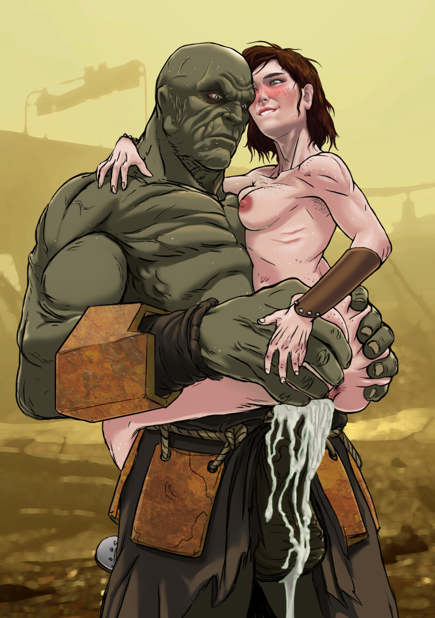 cait donouaih donouaih_(artist) fallout fallout_4 strong super_mutant