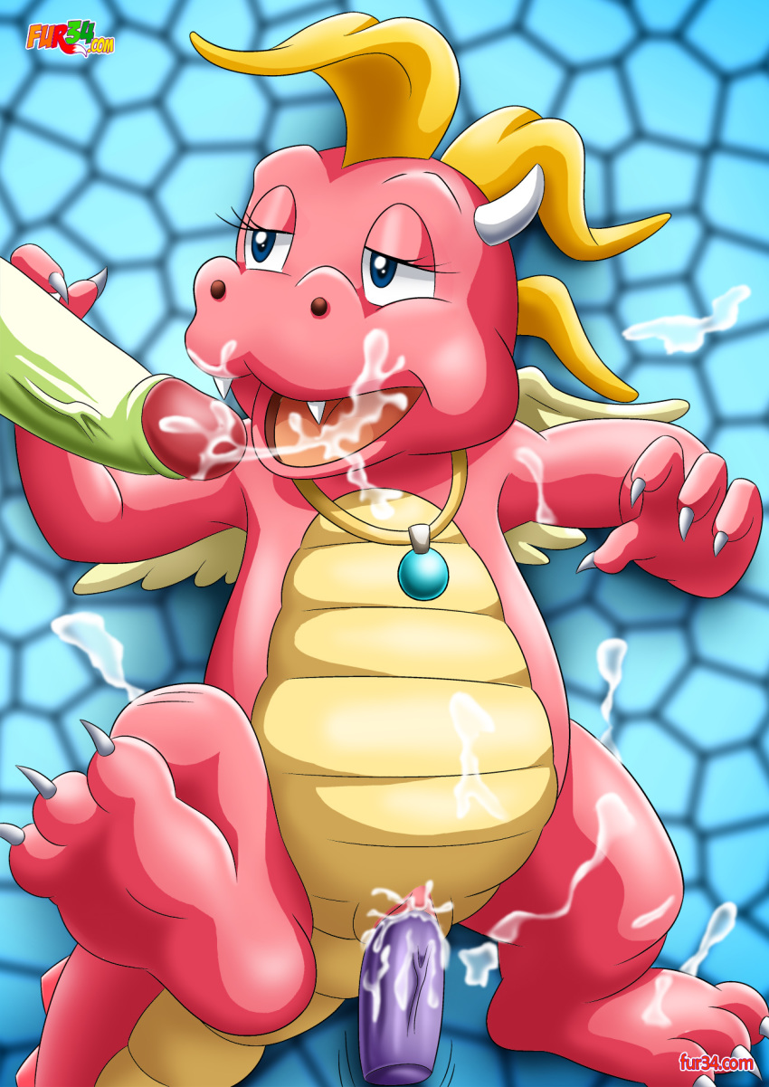 1girl bbmbbf cassie_(dragon_tales) dildo dragon dragon_tales fur34 fur34* palcomix tagme