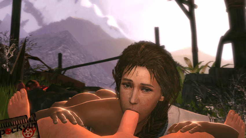 1girl 3d amita far_cry far_cry_4 fellatio gif hetero male oral oral_sex pockyinsfm source_filmmaker