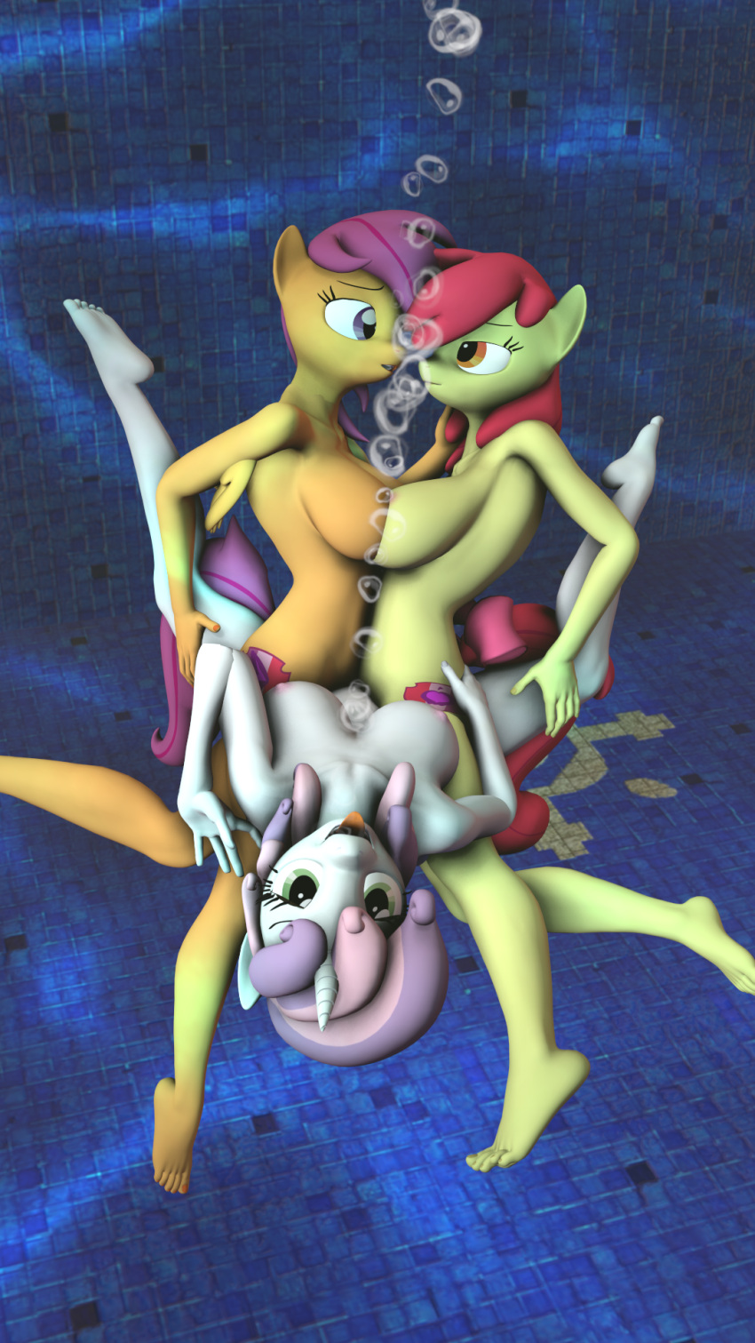 3d 3girls ahegao air_bubble anthro apple_bloom apple_bloom_(mlp) aquaphilia barefoot big_breasts breast_squish breasts bubble cutie_mark_crusaders cutie_mark_crusaders_(mlp) daemont92 explicit feet female female_only fetish friendship_is_magic group_sex hasbro my_little_pony nipples nude nudity open_mouth plantigrade_anthro scootaloo scootaloo_(mlp) sex source_filmmaker sweetie_belle sweetie_belle_(mlp) swimming_pool threesome tongue_out tribadism underwater underwater_sex water yuri