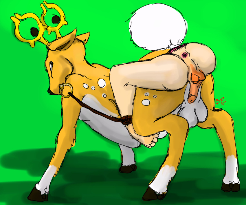 anal_vore anus pokemon stantler tagme testicles vore