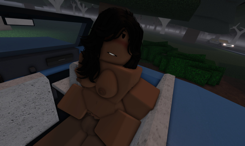 1boy 1girl 3d blocktrooper breasts condom cowgirl_position dark-skinned_female dark-skinned_male nude penis pussy roblox roblox_game robloxian self_upload tagme thirlcrest_academy vaginal