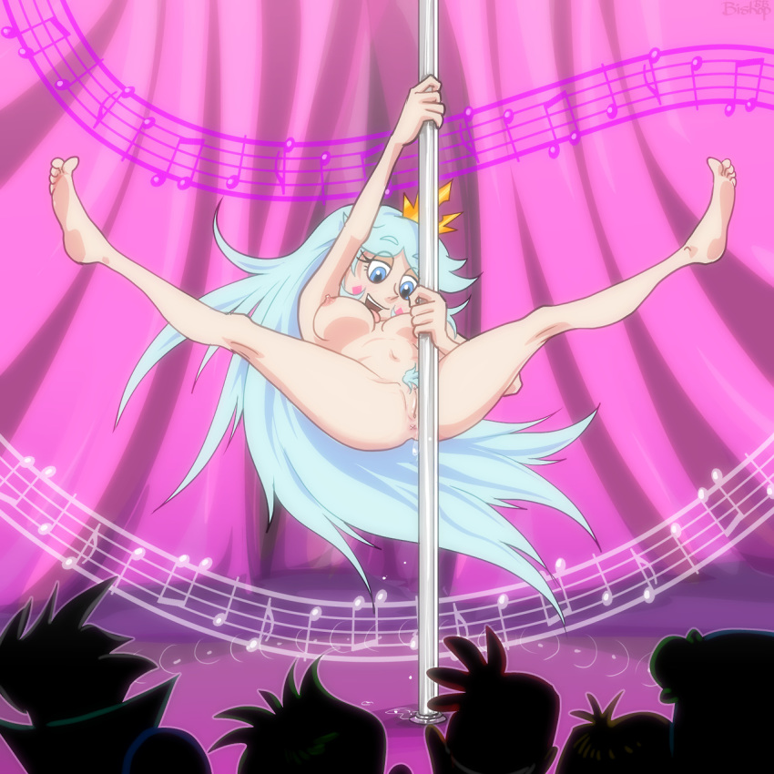 anus ass big_ass big_breasts bishop_(artist) breasts milf nipples nude pole_dancing pussy pussy_juice queen_butterfly star_vs_the_forces_of_evil stripper stripper_pole