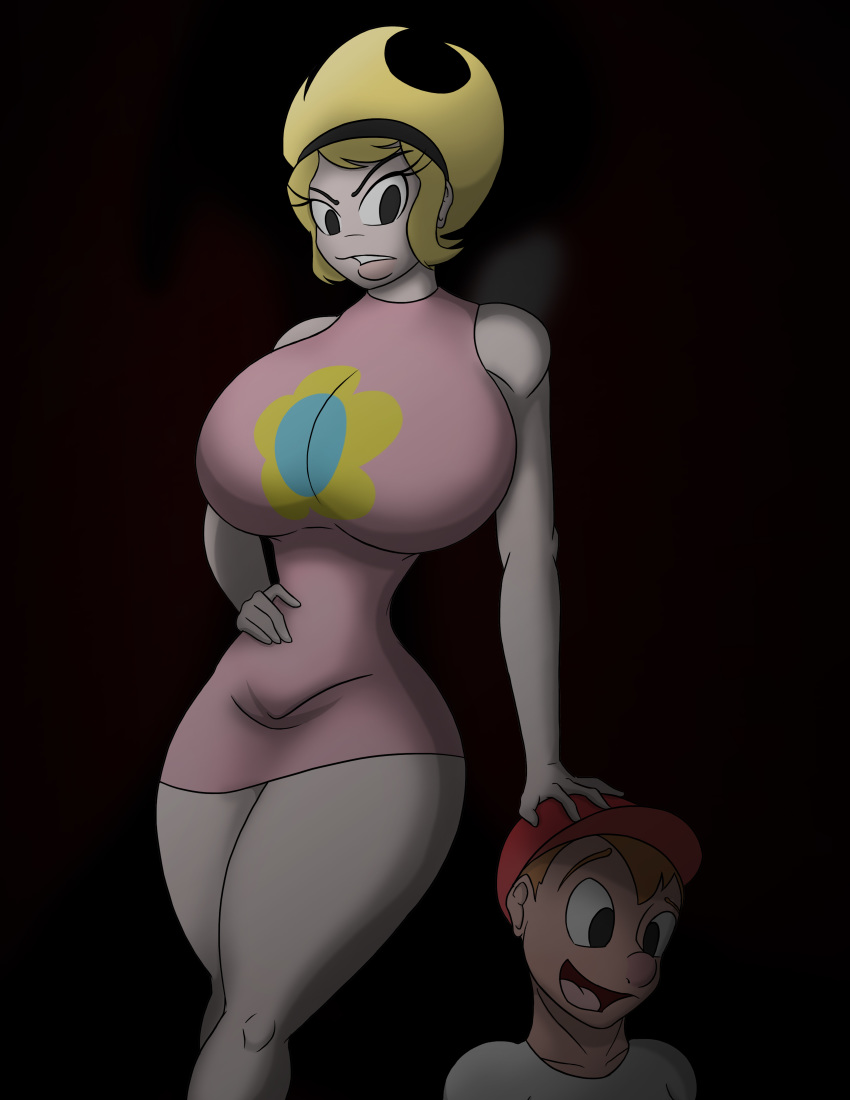 big_breasts billy_(billy_&_mandy) breasts mandy_(billy_&_mandy) the_grim_adventures_of_billy_and_mandy tomkat96