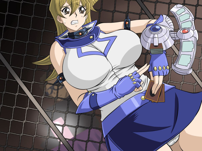 alexis_rhodes asuka_tenjouin big_breasts big_breasts card edit glamour_works huge_breasts panties school_uniform sweatdrop tenjouin_asuka wide_hips yu-gi-oh! yu-gi-oh!_gx yuu-gi-ou yuu-gi-ou_duel_monsters