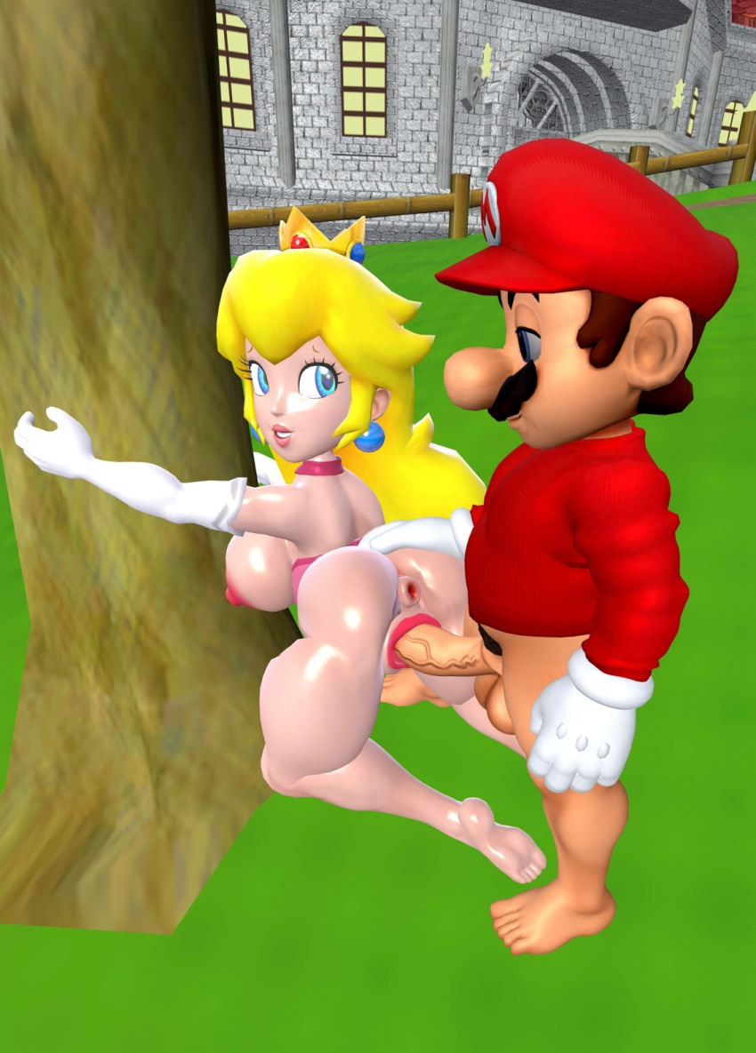 doggy_position mario mxp1985 nintendo princess_peach super_mario_bros. tagme