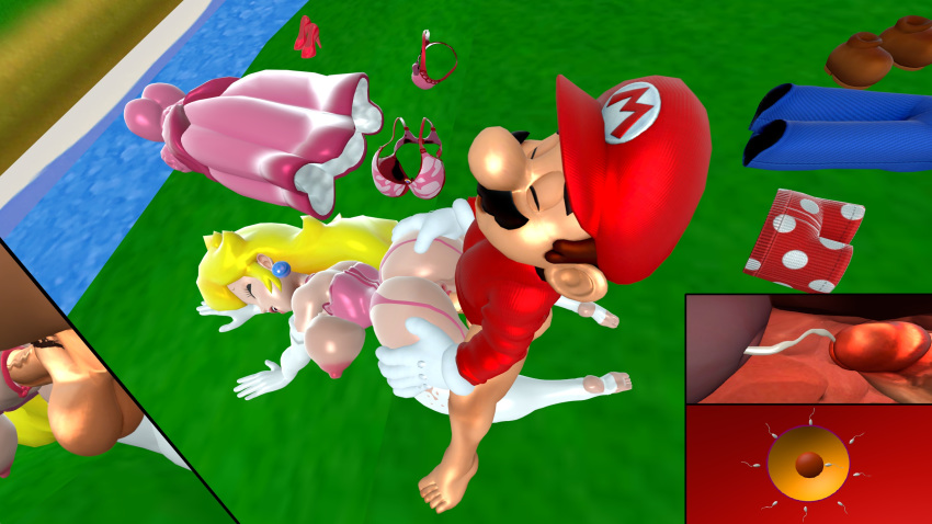 big_ass big_breasts clothed_sex cum cum_in_pussy cum_inside doggy_position fertilization happy_sex impregnation mario mxp1985 nintendo outside penetration penis princess_peach pussy super_mario_bros. vaginal vaginal_penetration vaginal_sex