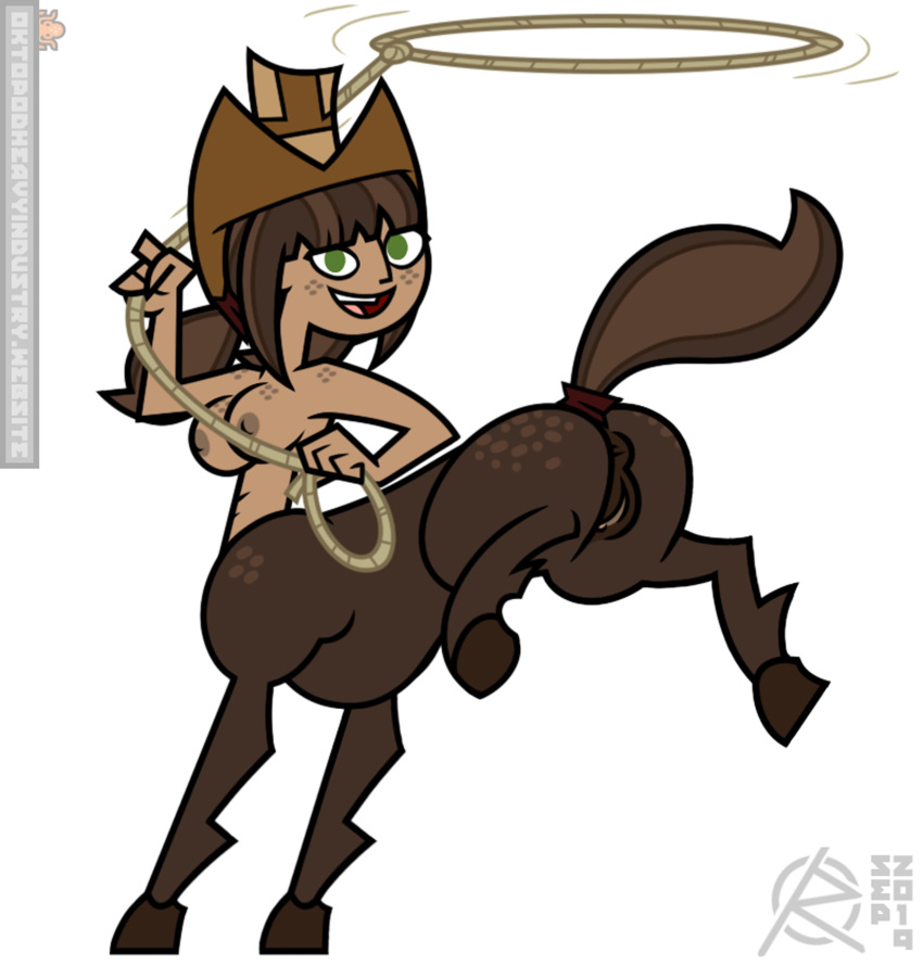 centaur centauress ellissummer oc ragnar_oktopod total_drama_island