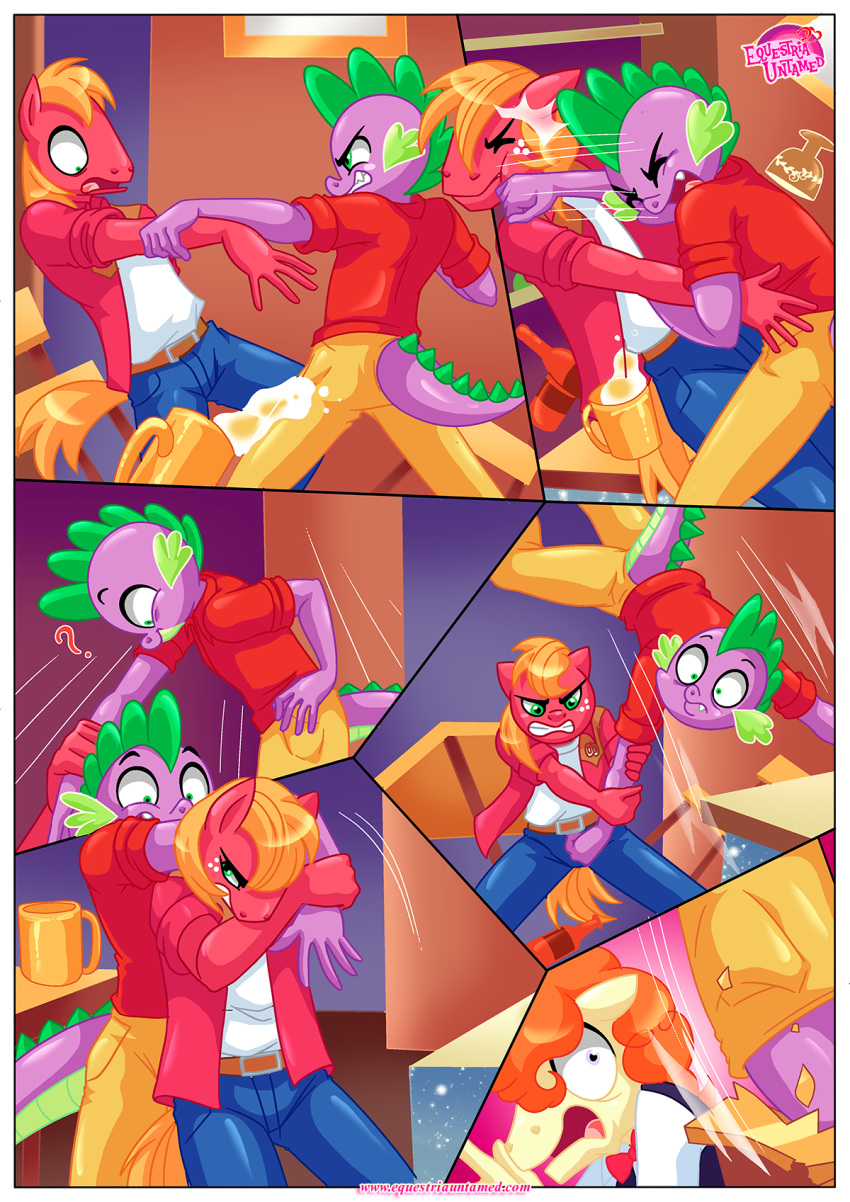 big_macintosh_(mlp) equestria_untamed how_equestria_settles_disputes palcomix spike_(mlp)