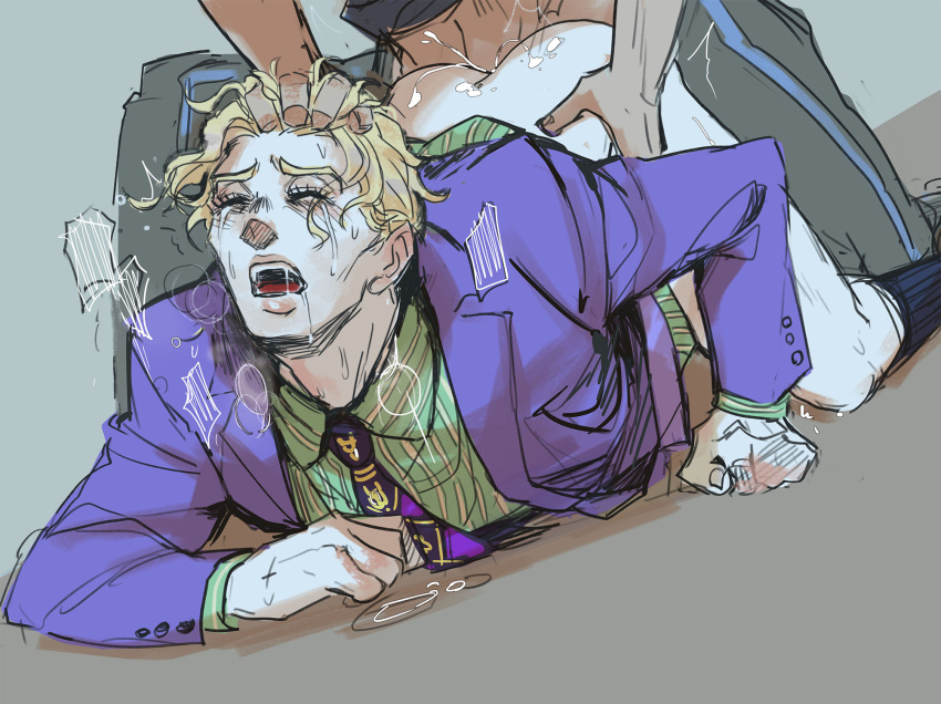 2boys diamond_in_unbreakable jojo's_bizarre_adventure kira_yoshikage male male/male male_only male_penetrated male_penetrating_male yaoi yaoi