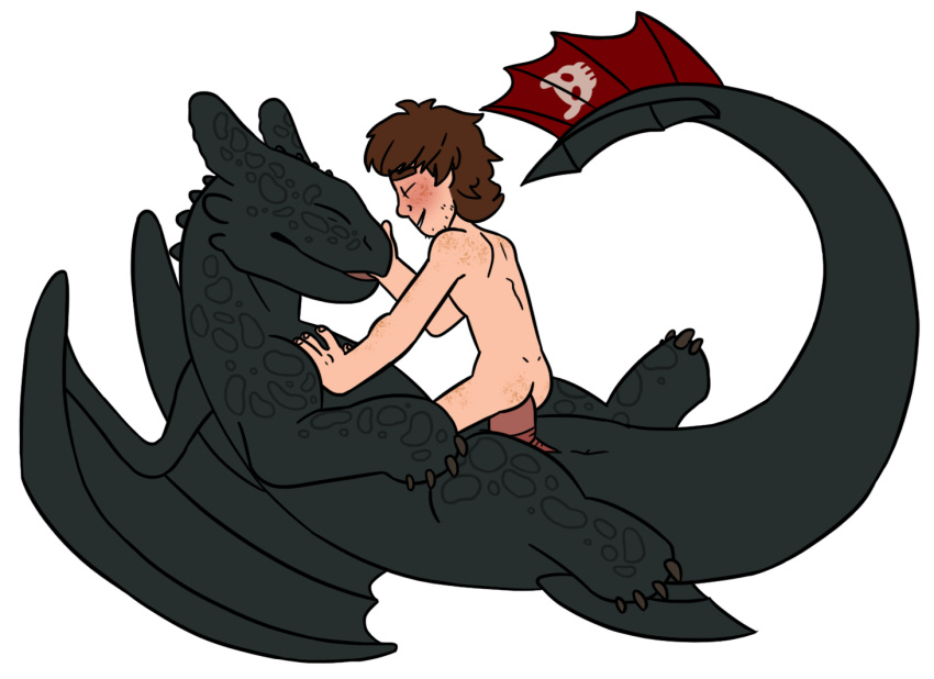 anal hiccup hiccup_(httyd) hiccup_horrendous_haddock_iii how_to_train_your_dragon penetration toothcup toothless yaoi