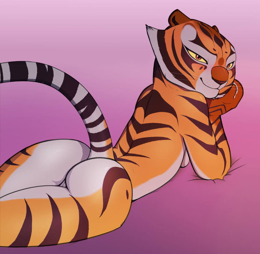 ass kung_fu_panda master_tigress sabrotiger sexy_ass tigress