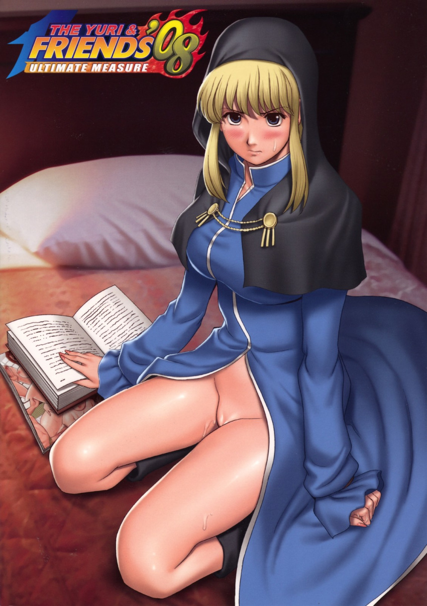 after_sex big_breasts blonde_hair chris_(snk) creampie cum cum_inside doujinshi fellatio filming gagged genderswap goeniko goenitz group_sex king_of_fighters leopold_goenitz monochrome netorare nun_habit rape saigado snk stockings the_yuri_&_friends_2008_um_(king_of_fighters) vaginal vice_(snk) wind_(snk) yashiro_nanakase