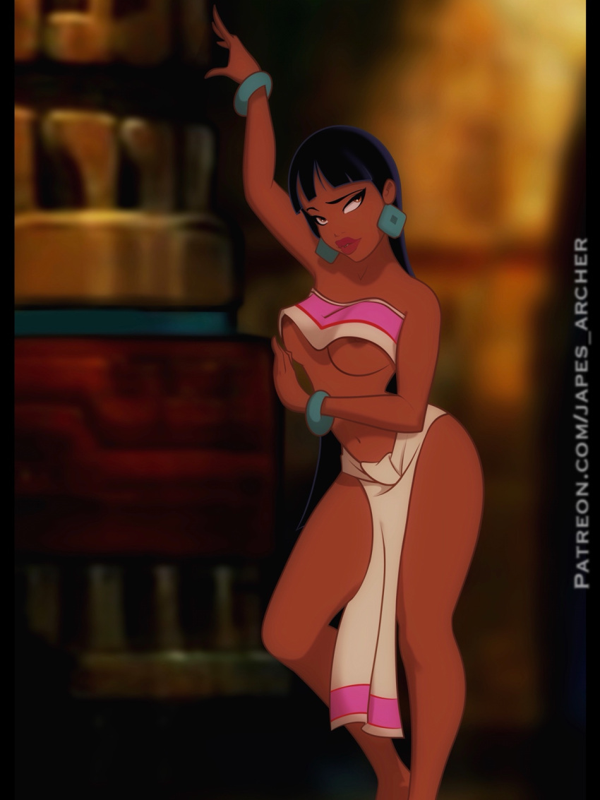 breasts chel clothing japes the_road_to_el_dorado