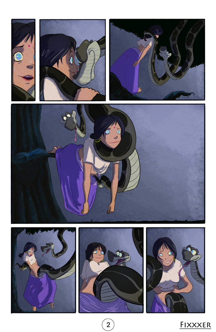 Animalistic passion in the jungle