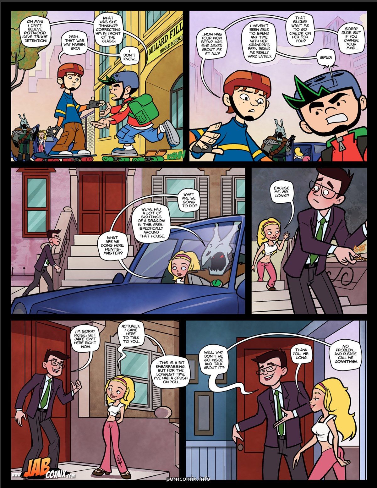 Rule 34 Dev - _long american_dragon:_jake_long arthur_spud_p._spudinski  comic disney jab jabcomix jake_long jonathan_long rose_(huntsgirl) spud  teen|705843