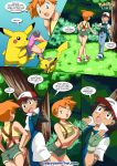 ash_ketchum kasumi_(pokemon) misty nintendo palcomix pikachu pokemon pokemon_(anime) pokepornlive satoshi_(pokemon) rating:Questionable score:9 user:losttapes219