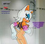 rouge_the_bat shower sonic tagme text zetar02_(artist) rating:Questionable score:8 user:zipp