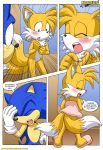 bbmbbf canine comic covering_self fox genderswap hedgehog male male/female miles_"tails"_prower millie_tailsko mobius_unleashed palcomix sega sonic sonic_(series) sonic_*(series) sonic_the_hedgehog sonic_the_hedgehog_(series) tail tails_tales text rating:Questionable score:8 user:zielarz3212