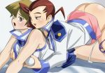 2_girls alexis_rhodes artist_cg ass asuka_tenjouin ayukawa_emi blonde_hair blue_panties blue_underwear blush breast_grab breasts brown_eyes brown_hair cg_art clothing duel_academy_uniform_(yu-gi-oh!_gx) earrings female female_only from_behind grey_eyes groping hikawadou hinokawa_jun jewelry multiple_girls obelisk_blue_uniform panties panties_around_leg potential_duplicate red_hair school_uniform shikuta_maru tenjouin_asuka thighs underwear uniform white_panties white_underwear yu-gi-oh! yu-gi-oh!_gx yuri rating:Questionable score:13 user:madara51