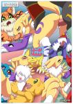 1girl agumon comic digihentai digimon how_renamon_became_a_sex_idol_(digimon) nipples palcomix renamon veemon rating:Explicit score:2 user:Christianmar762