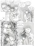 alex_(totally_spies) breast_grab comic donna_ramone dtiberius futanari futanari_on_female gloryhole_much kissing monochrome totally_spies rating:Explicit score:22 user:the_Anonymous