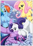 an_apple's_core_is_always_hardcore equestria_untamed fluttershy palcomix rainbow_dash rarity twilight_sparkle_(mlp) rating:Explicit score:4 user:losttapes219