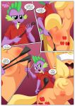 an_apple's_core_is_always_hardcore applejack equestria_untamed palcomix spike_(mlp) rating:Explicit score:1 user:losttapes219