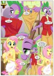 an_apple's_core_is_always_hardcore equestria_untamed fluttershy palcomix spike_(mlp) rating:Questionable score:0 user:losttapes219