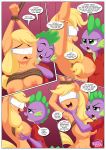 an_apple's_core_is_always_hardcore applejack equestria_untamed palcomix spike_(mlp) rating:Explicit score:1 user:losttapes219