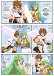 1boy 1girl comic inusen kid_icarus kid_icarus_(comic) male/female nintendo palutena pit rating:Safe score:2 user:Christianmar762