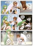 1boy 1girl comic inusen kid_icarus kid_icarus_(comic) male/female nintendo palutena pit rating:Safe score:3 user:Christianmar762