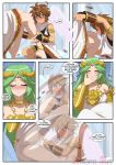 1boy 1girl comic inusen kid_icarus kid_icarus_(comic) male/female nintendo palutena pit rating:Questionable score:3 user:Christianmar762