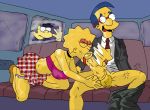 big_breasts big_penis chief_wiggum fellatio lisa_simpson milhouse_van_houten motion_blur nipples_visible_through_clothing panties_down slutty the_fear the_simpsons voyeur yellow_skin rating:Explicit score:23 user:fratak1995